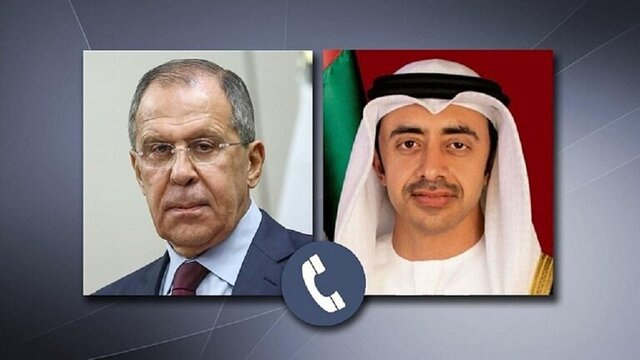 تماس تلفنی وزیران خارجه امارات و روسیه در پی حمله انصارالله به ابوظبی