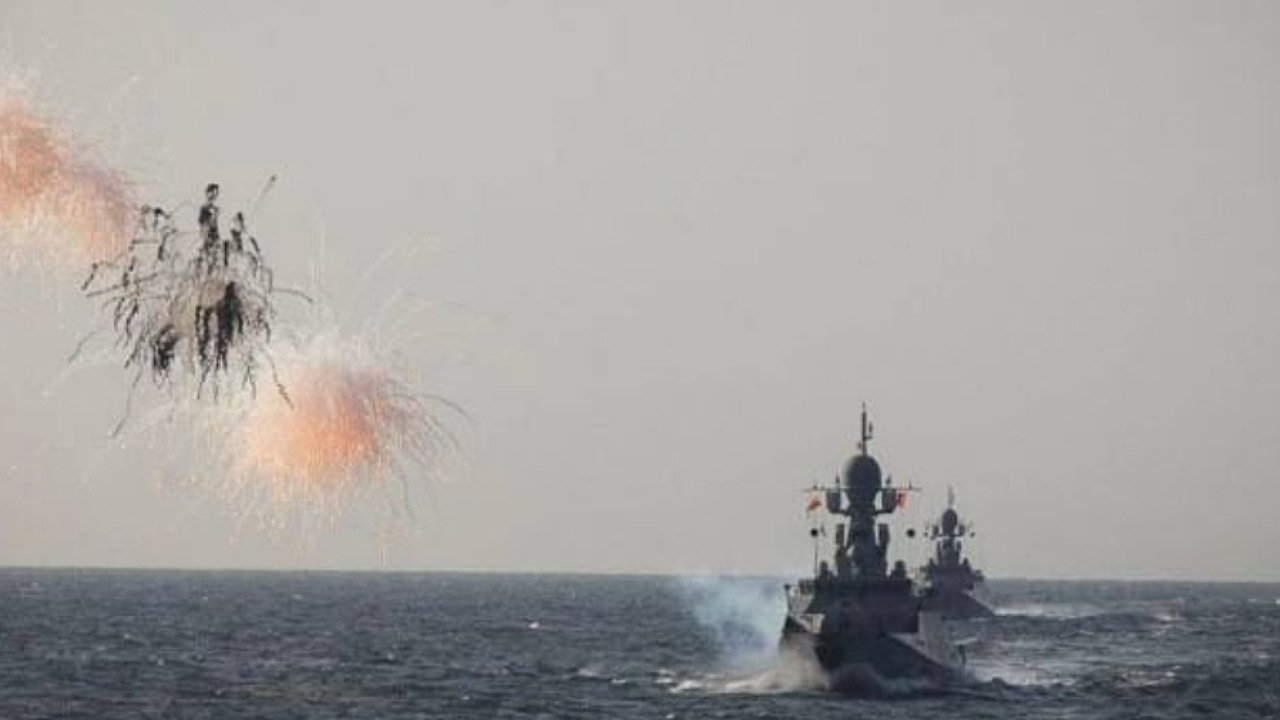 رزمایش دریایی مشترک سوریه و روسیه آغاز شد