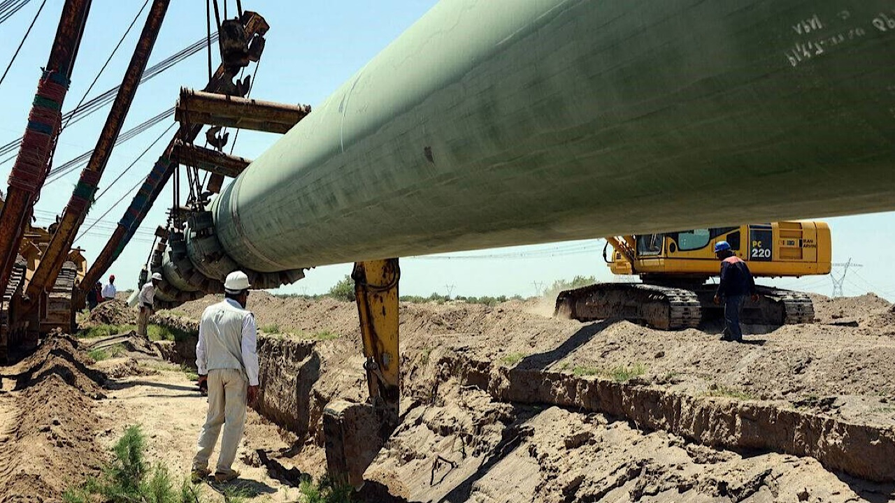 پیشرفت ۸۰ درصدی خط لوله گاز میاندوآب- عجبشیر