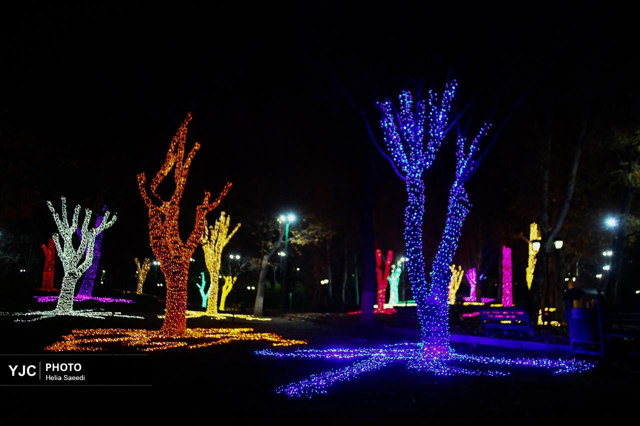 جشنواره نور پایتخت در بوستان ملت