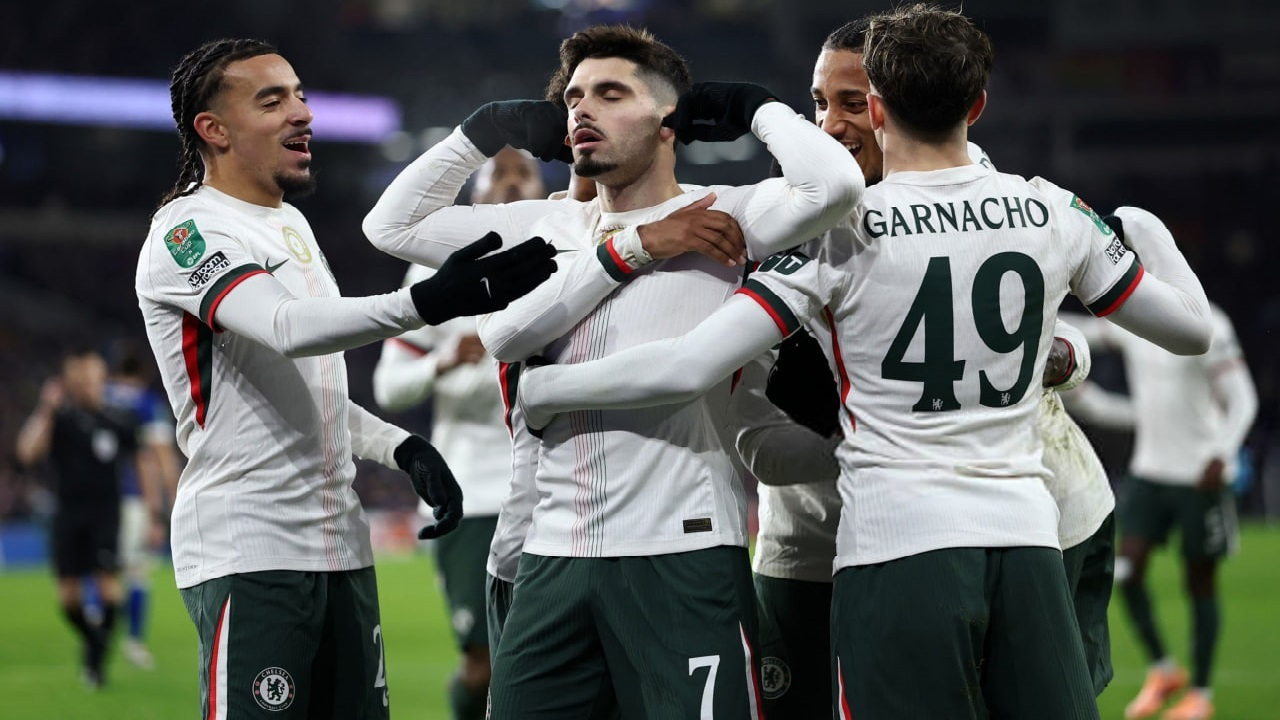 کاردیف ۱ - ۳ چلسی/ صعود آبی های لندن به نیمه نهایی با درخشش گارناچو+ فیلم