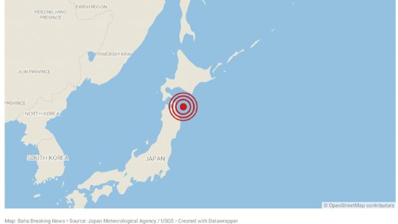 زلزله ۷.۶ ریشتری سواحل شرقی ژاپن را لرزاند؛ هشدار سونامی صادر شد