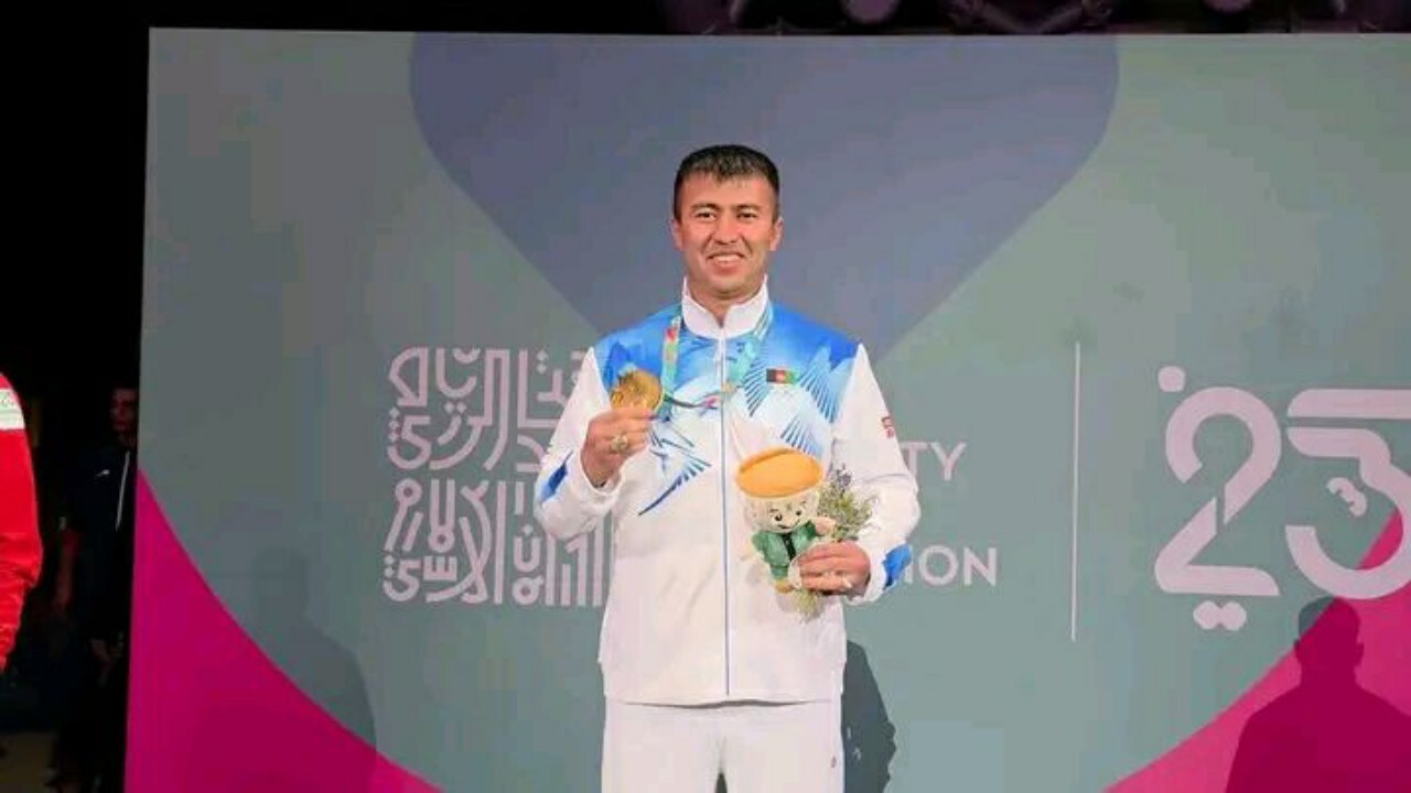 تاریخسازی مویتای افغانستان؛جهانگیر نخستین طلای بازیهای کشورهای اسلامی را کسب کرد