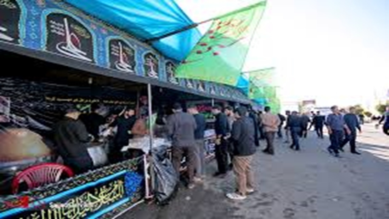 کربلایی‌ها در مسیر بازگشت از سفر معنوی اربعین + فیلم