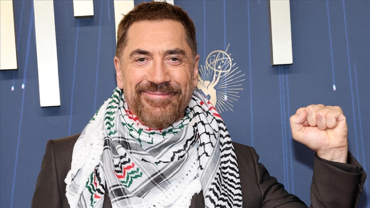 حمایت «خاویر باردم» از فلسطین در مراسم اهدای جوایز امی