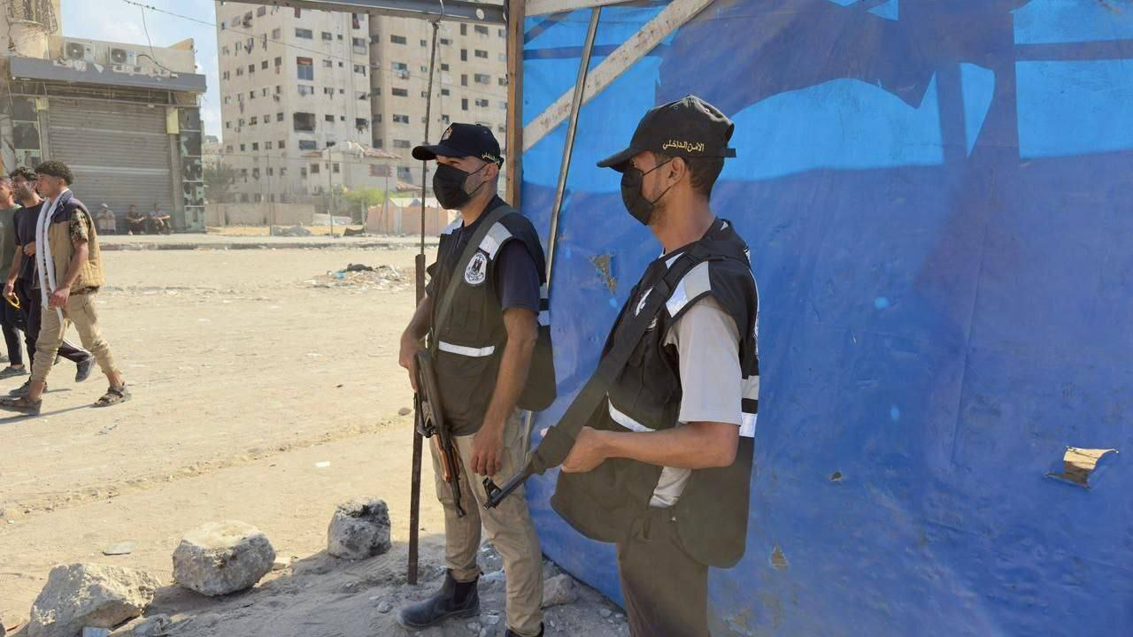 آغاز استقرار نیروهای امنیتی فلسطین در غزه