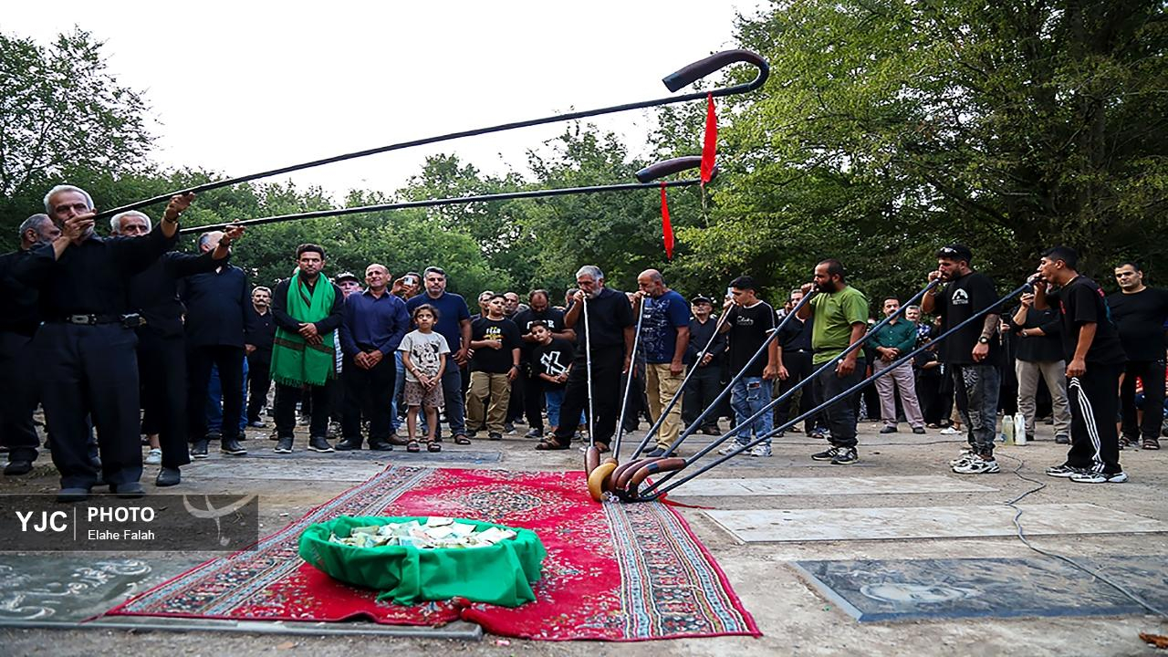 برگزاری آیین سنتی علم واچینی در گیلان