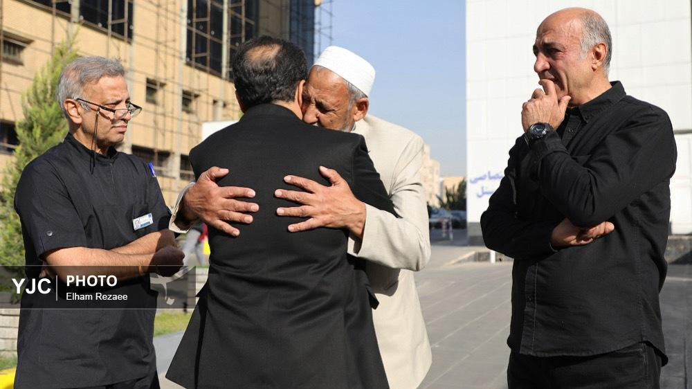 بدرقه پیکر صابر کاظمی به زادگاهش در آق‌قلا