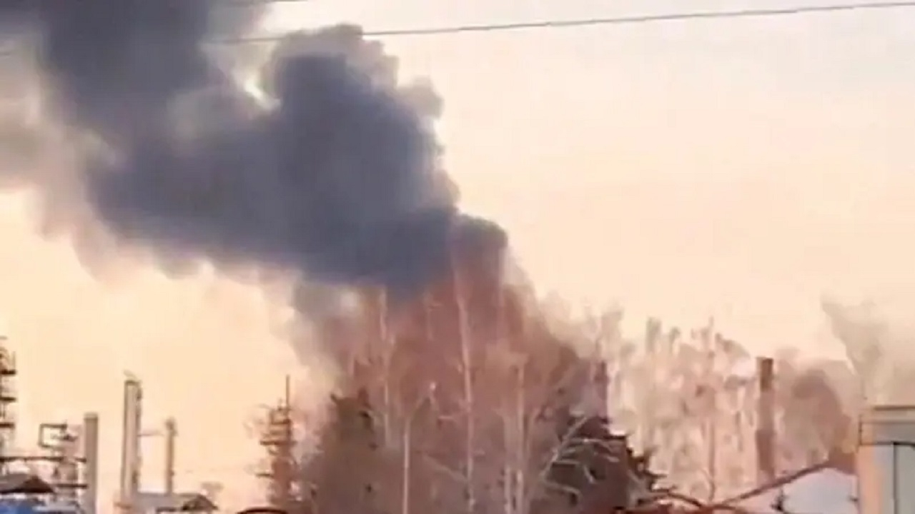 حمله اوکراین به پالایشگاه نفت ریازان روسیه