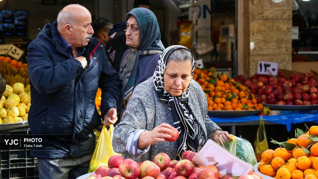 حال و هوای بازار رشت در شب یلدا