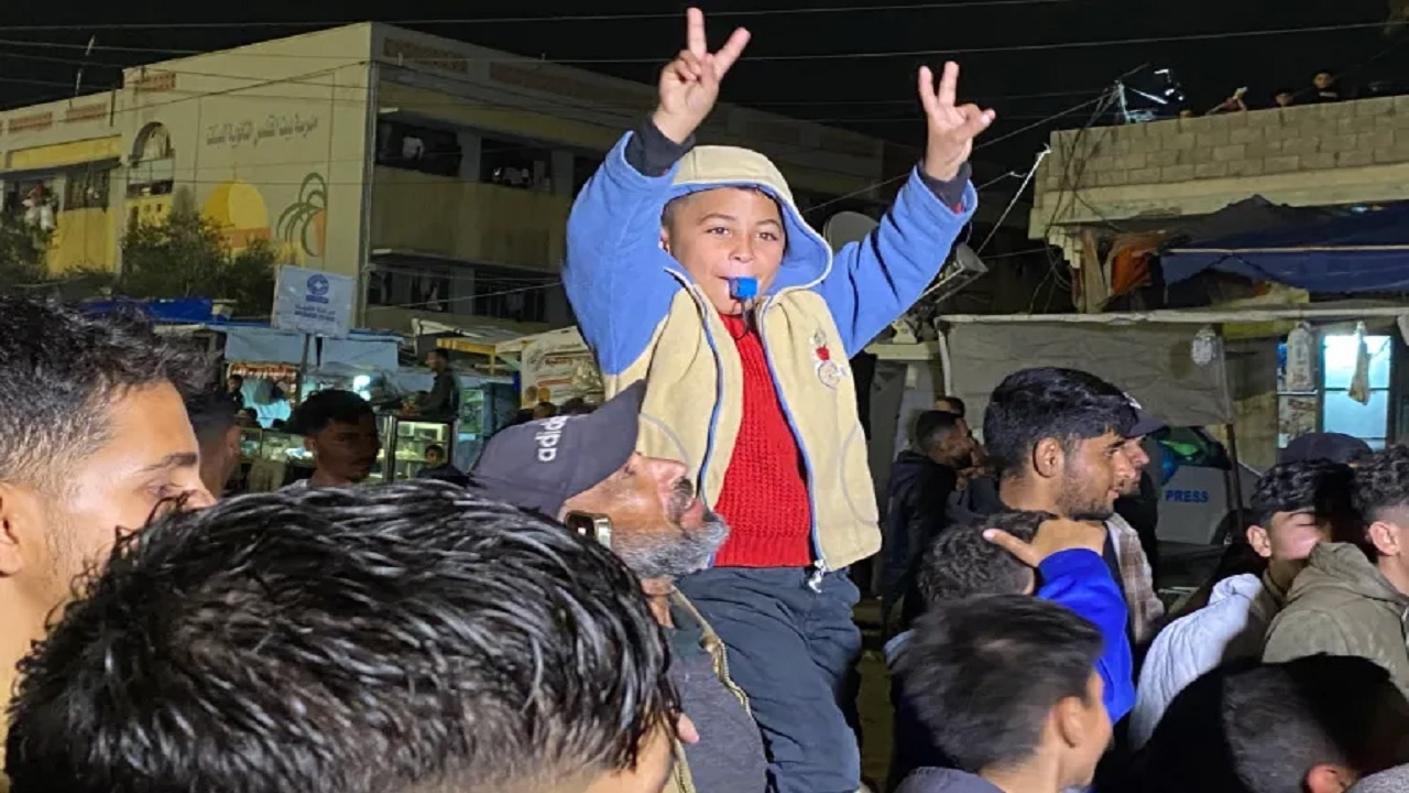 غزه پس از ۲ سال نسلکشی، غرق در شادی+ ویدیو