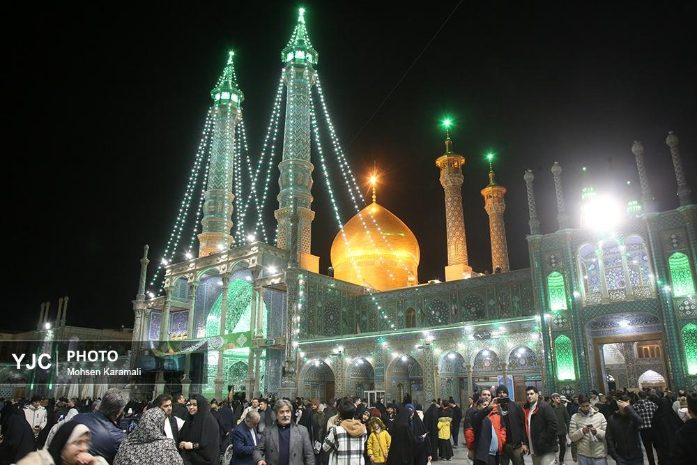 شب میلاد امام علی (ع) در حرم حضرت معصومه (س)