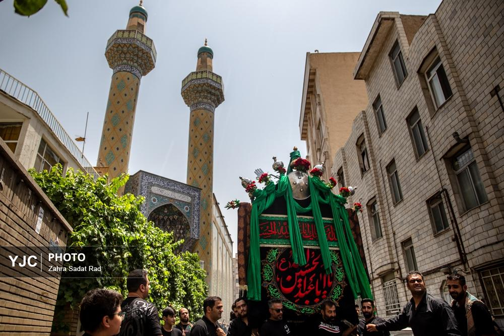 عزاداری عاشورا در تیکه چال دولاب تهران