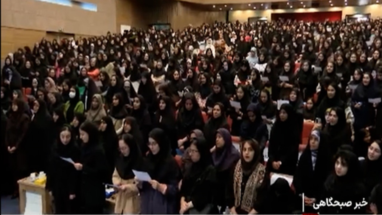 جشن دانشجویان جدید دانشگاه الزهراء برگزار شد + فیلم