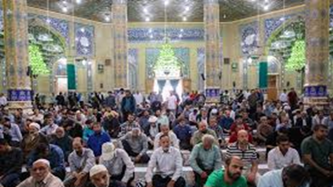 نماز عید سعید قربان در مسجد مقدس جمکران اقامه شد + فیلم