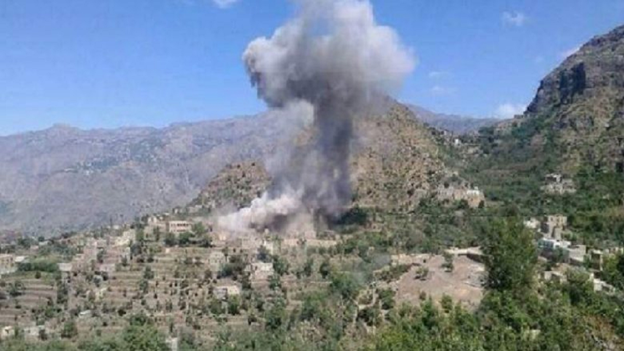 حمله عربستان به مناطق مرزی یمن