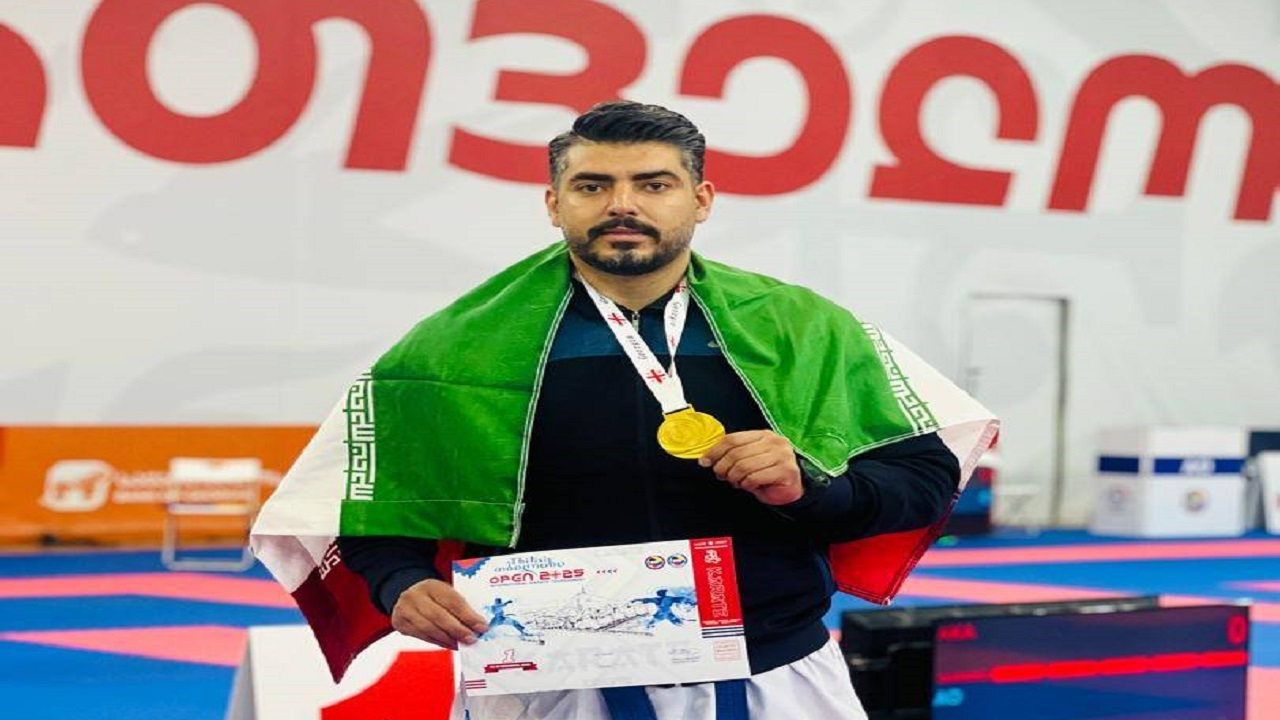 کاراته کای تهرانی در کاپ آزاد کاراته گرجستان، طلایی شد