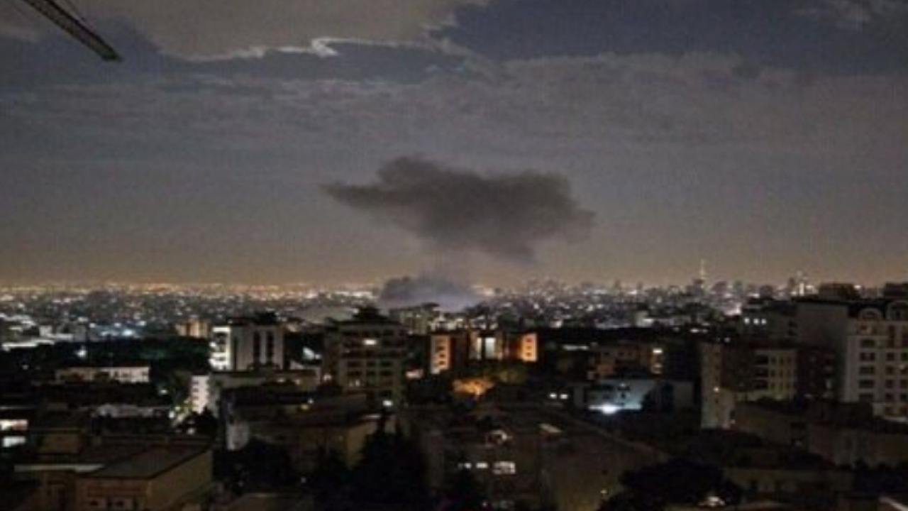 حریق کارگاه نجاری در خیابان قدوسی تهران