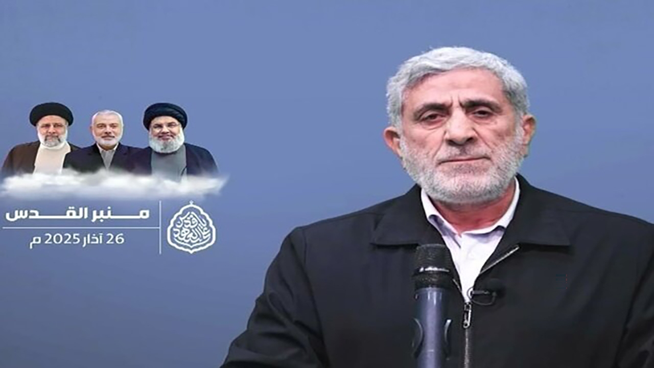سردار قاآنی: ایران کما فی السابق در کنار فلسطین میایستد