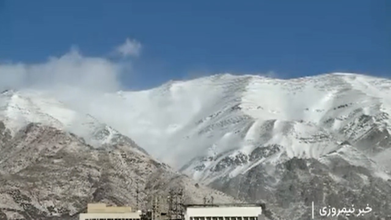 ادامه بارش برف و باران + فیلم