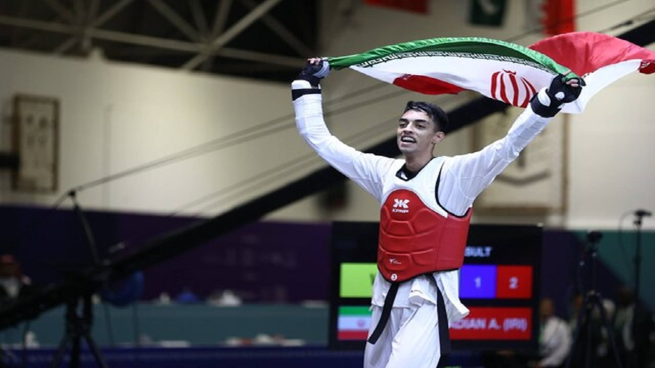 علیمرادیان دومین طلایی تکواندوی ایران در ریاض