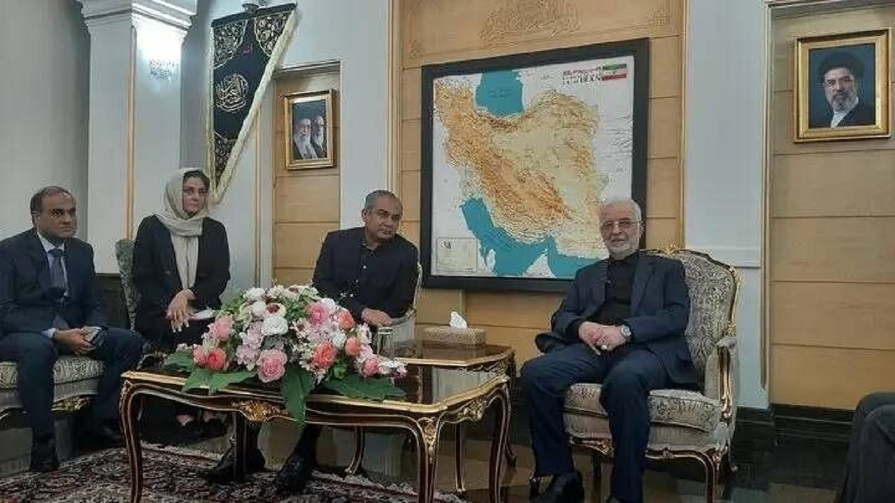 وزیر کشور پاکستان با استقبال مومنی وارد تهران شد