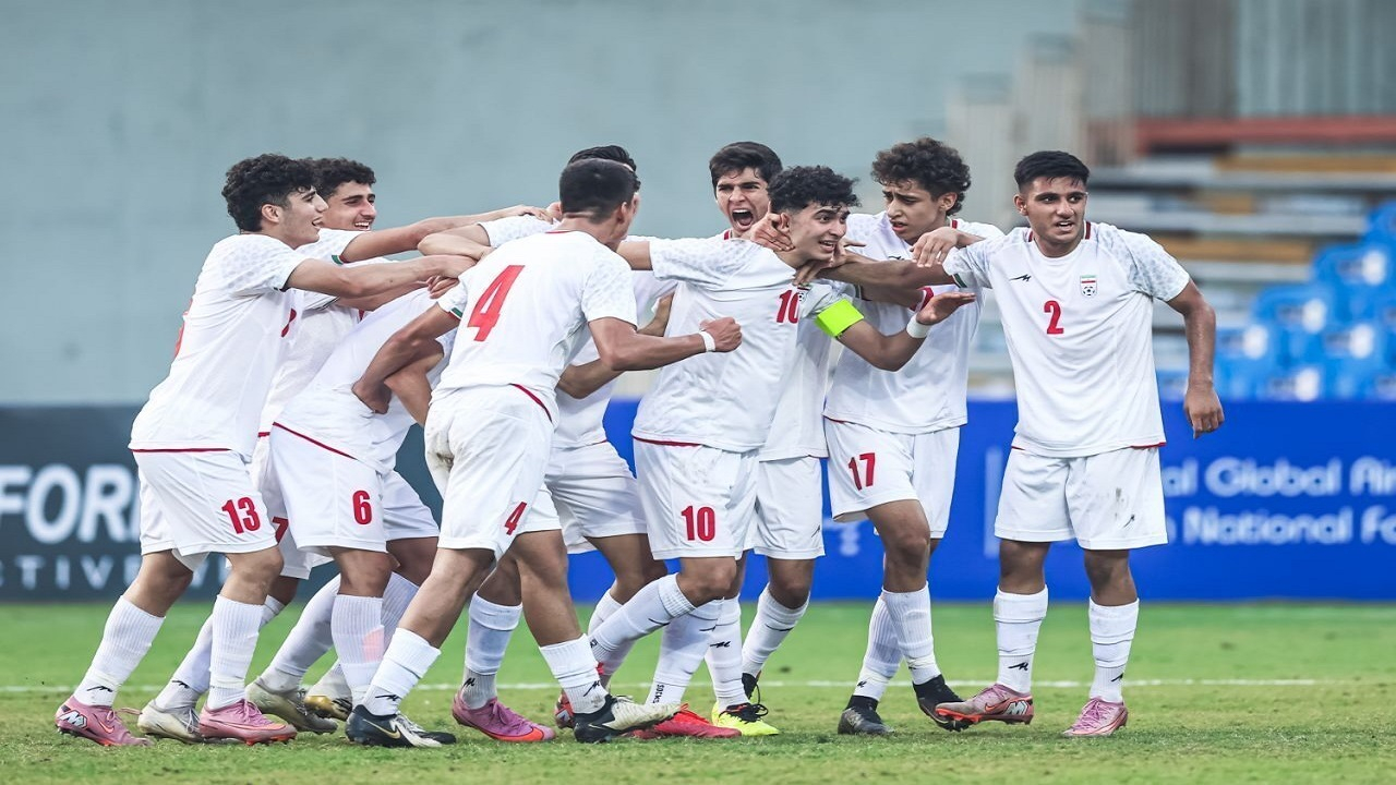 تساوی تیم فوتبال نوجوانان ایران مقابل لبنان