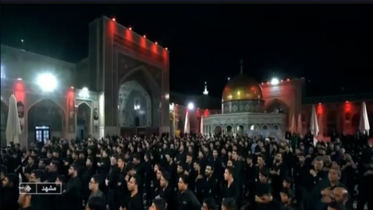 حسینیه حرم مطهر رضوی میزبان عزاداران حسینی می‌شود + فیلم
