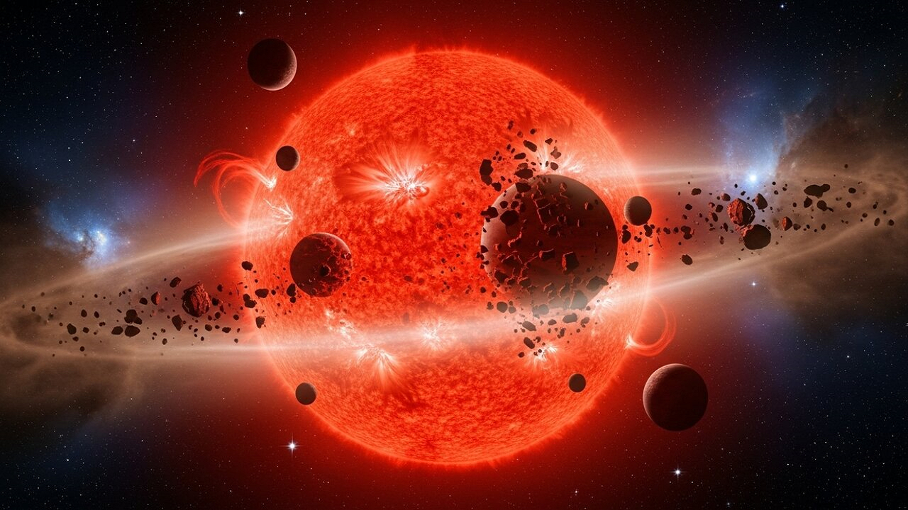 اینجا سیارههای جوان، شکار ستارههای پیر میشوند