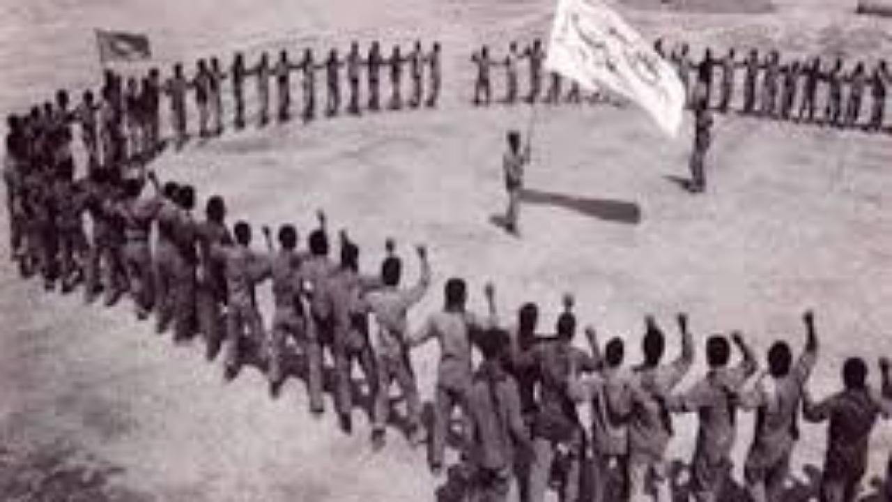 اقامه عزای سیدالشهدا در جبهههای دفاع مقدس + فیلم