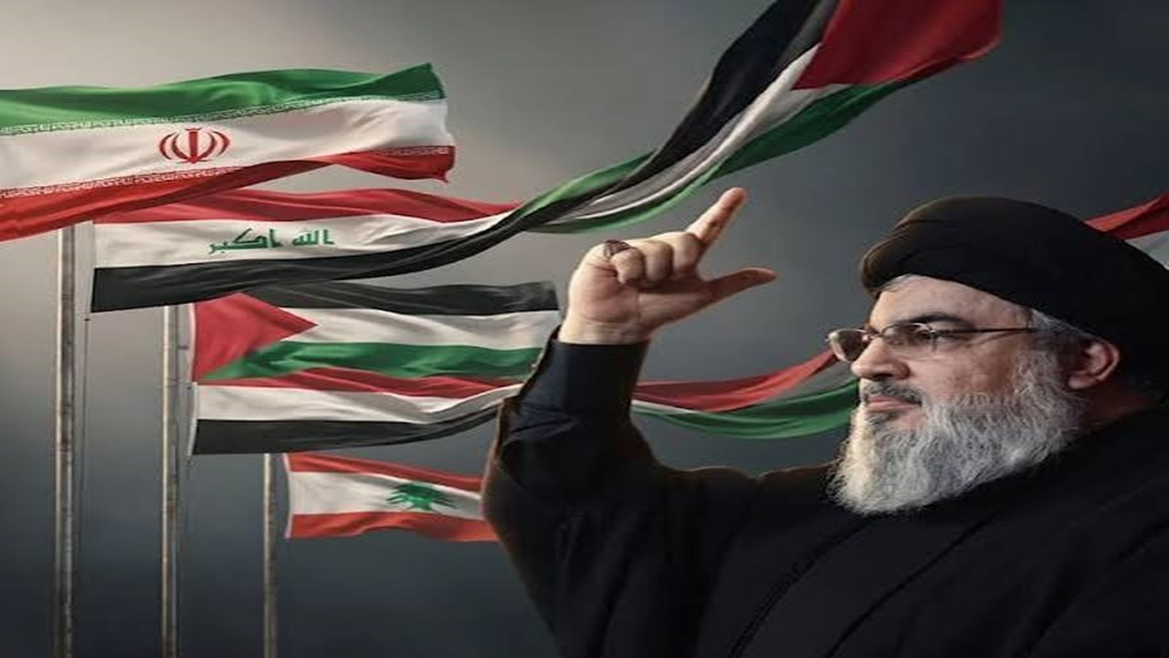 دومین سالگرد شهادت سید حسن نصرالله در بیروت برگزار شد + فیلم