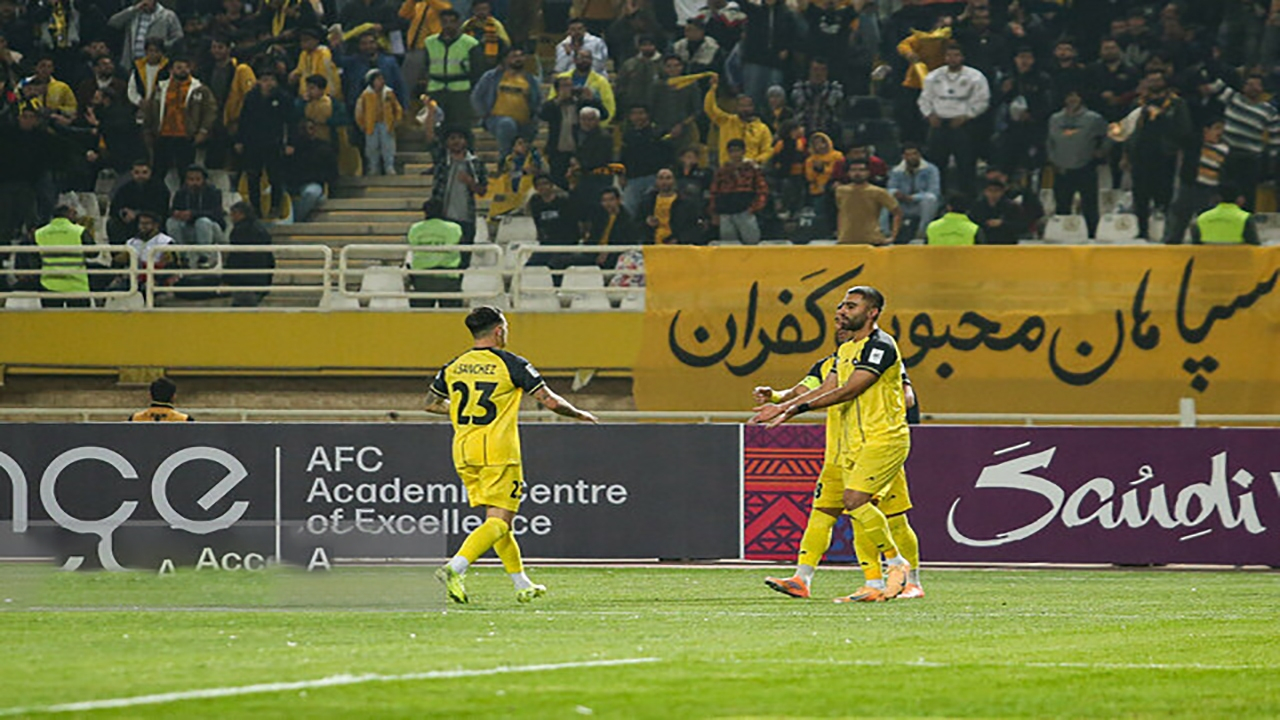 آمار AFC از دیدار سپاهان مقابل الحسین اردن/ نسخه بی‌رحم تیم نویدکیا