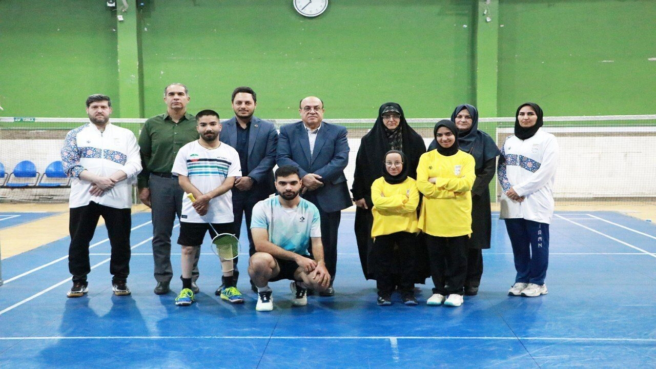 بازدید مسئولان کمیته ملی پارالمپیک از اردوی پارابدمینتون