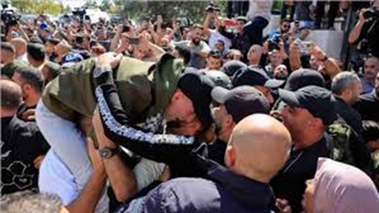 شادی مردم فلسطین از آزادی اسیران + فیلم