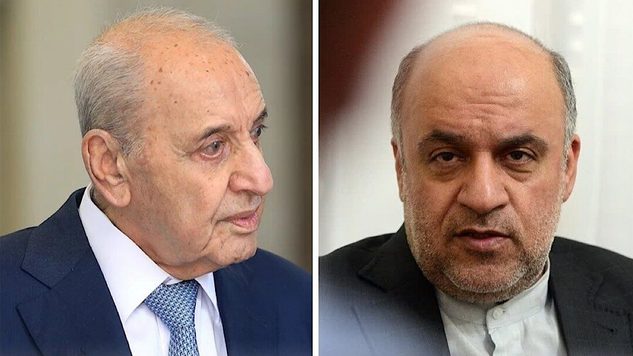 رایزنی نبیه بری و سفیر ایران درباره تحولات لبنان و منطقه