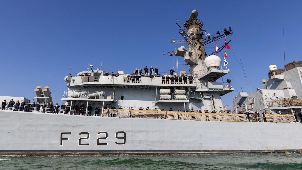 ناوچه اچاماس لنکستر انگلیس پس از ۳۴ سال بازنشسته شد