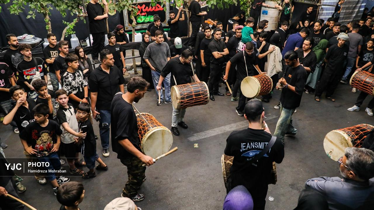 حال و هوای محرم در محله دولت آباد تهران