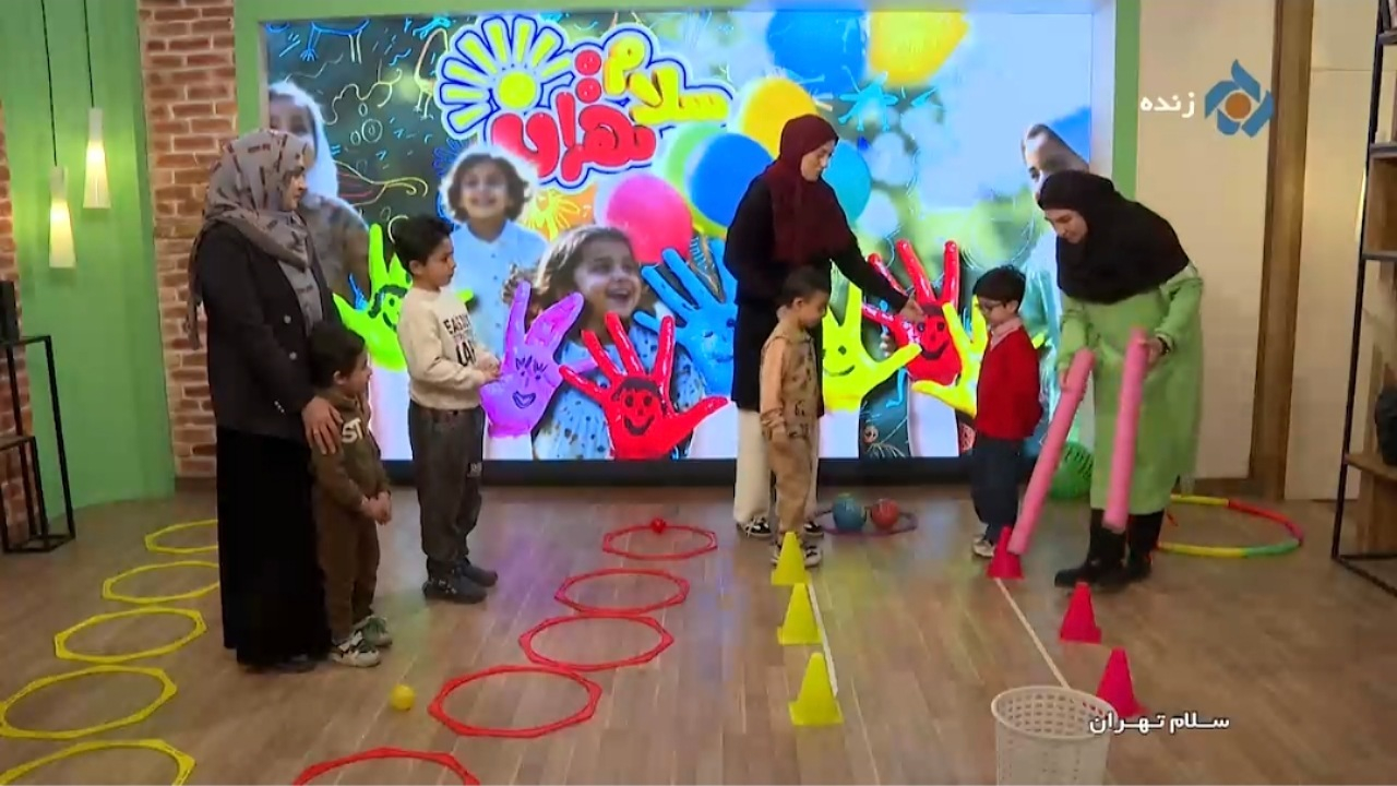 انجام بازی ساده کودکانه در خانه برای افزایش تمرکز + فیلم