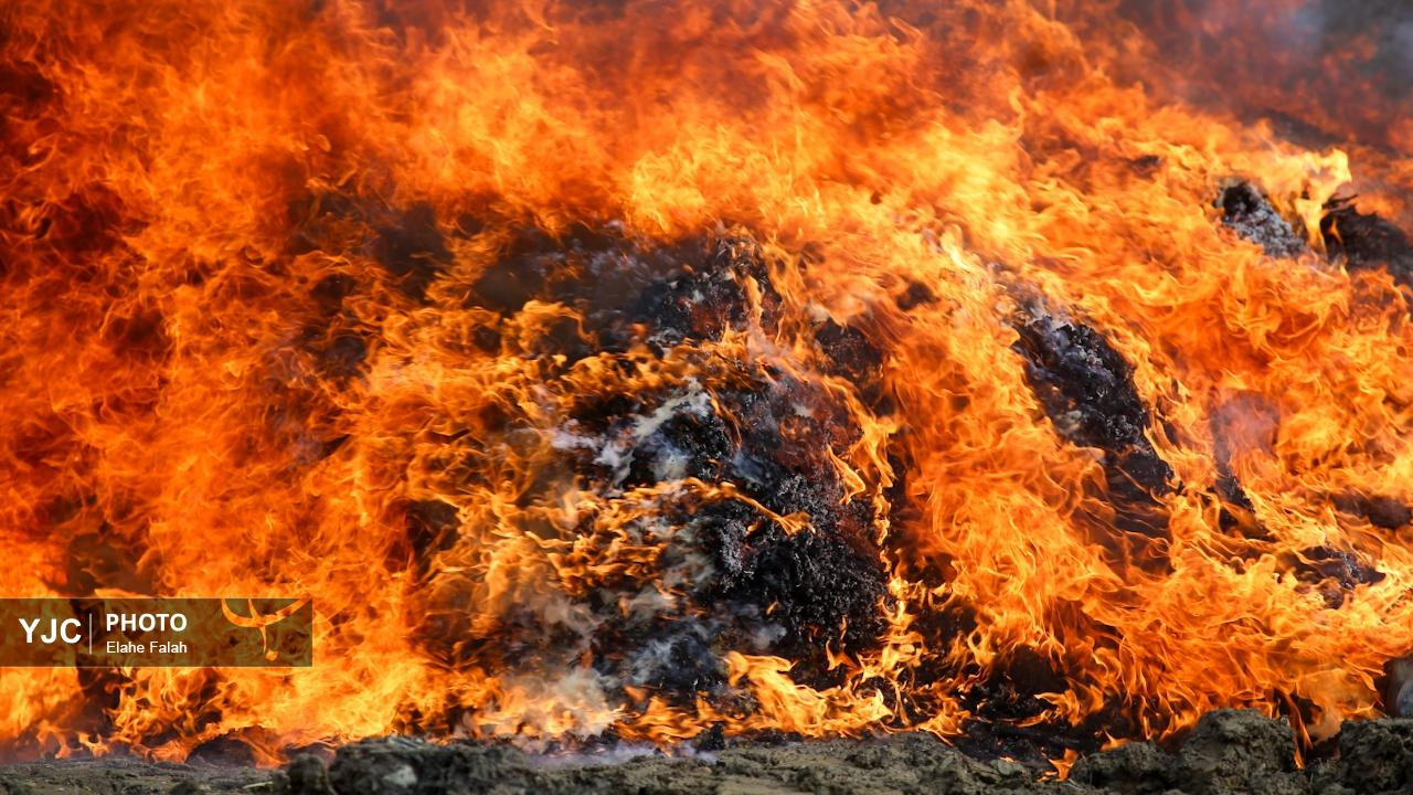 امحای بیش از یک تن انواع مواد مخدر و روانگردان در گیلان