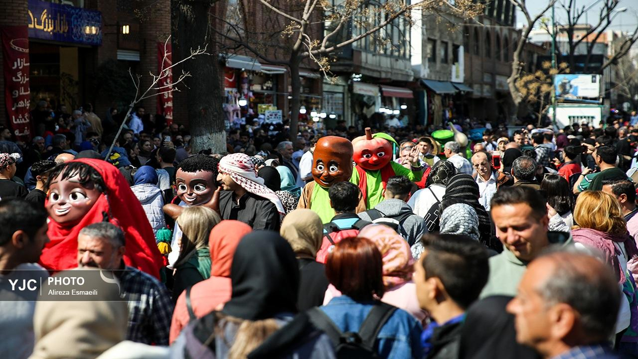کاروان نوروزی در بازار تهران