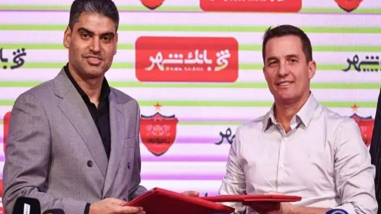 جلسه مدیرعامل باشگاه پرسپولیس با اوسمار