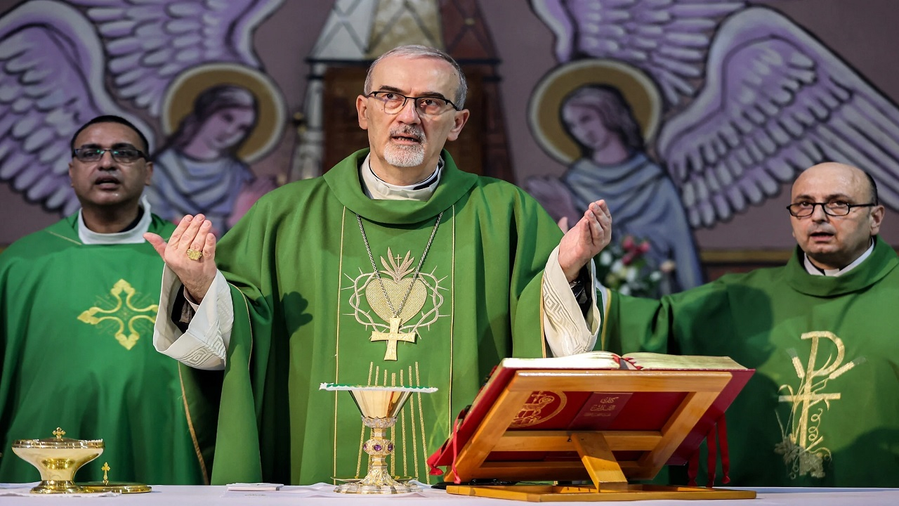 کاردینال پیزابلا برای جشن‌های کریسمس وارد غزه شد