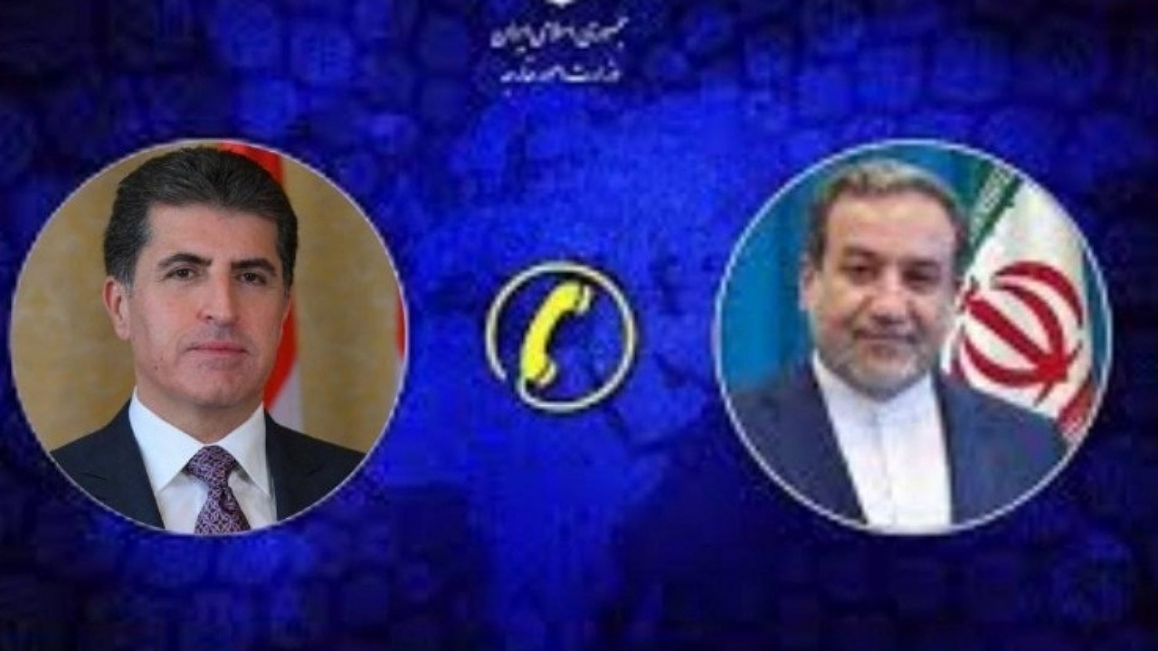 تماس تلفنی رئیس اقلیم کردستان عراق با وزیر امور خارجه کشورمان