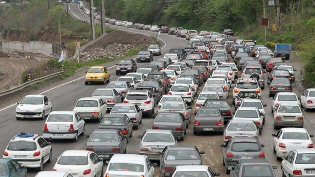 ترافیک سنگین در محور‌های شمالی