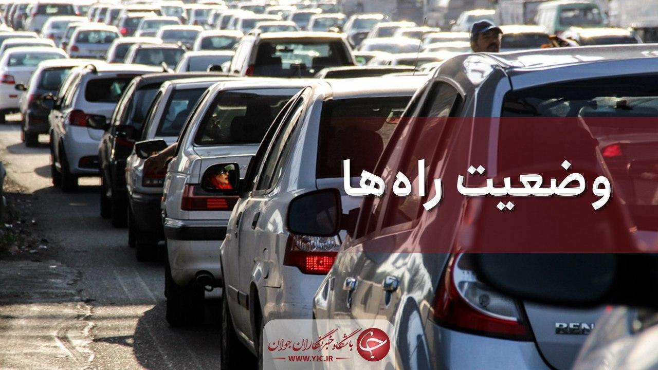 ترافیک سنگین در جادههای کشور