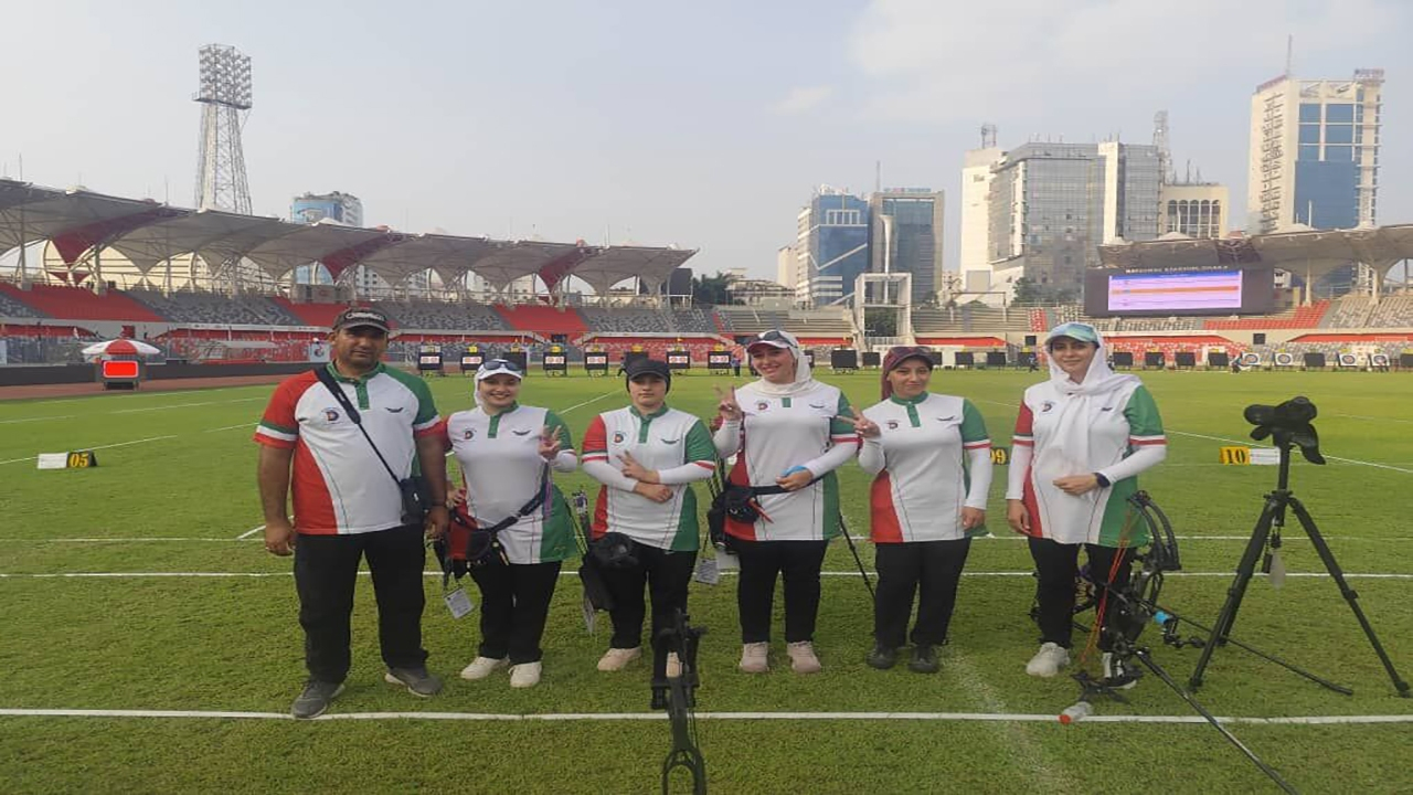 تیراندازی با کمان قهرمانی آسیا؛ کامپوند بانوان ایران برنزی شد