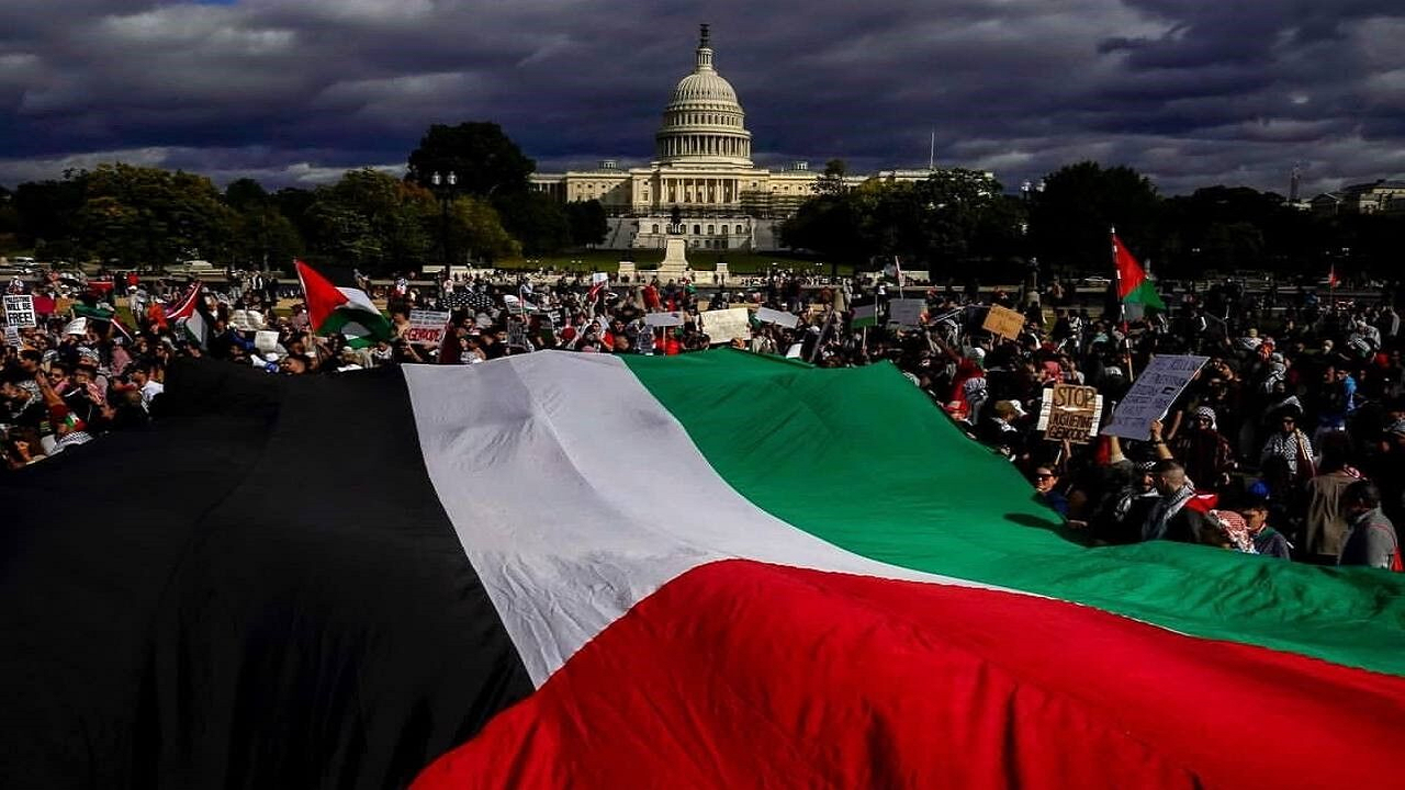 تحولی تاریخی در افکار عمومی آمریکا؛ همدلی با فلسطین بیشتر از اسرائیل شد!