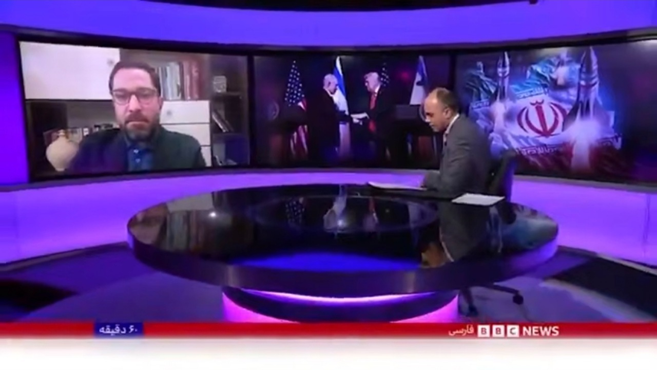 پاسخهای قاطع تحلیلگر وطنپرست به شبکه انگلیسی + فیلم