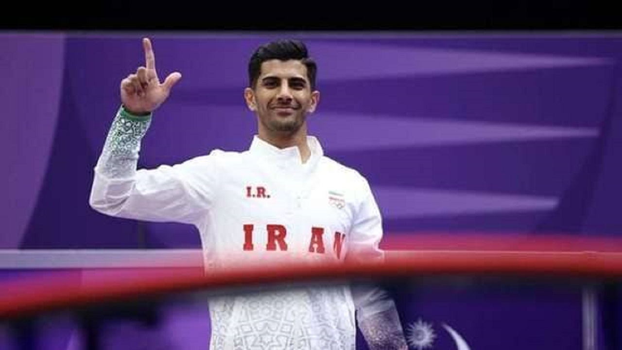 مهدی الفتی در پرش خرک مدال نقره گرفت