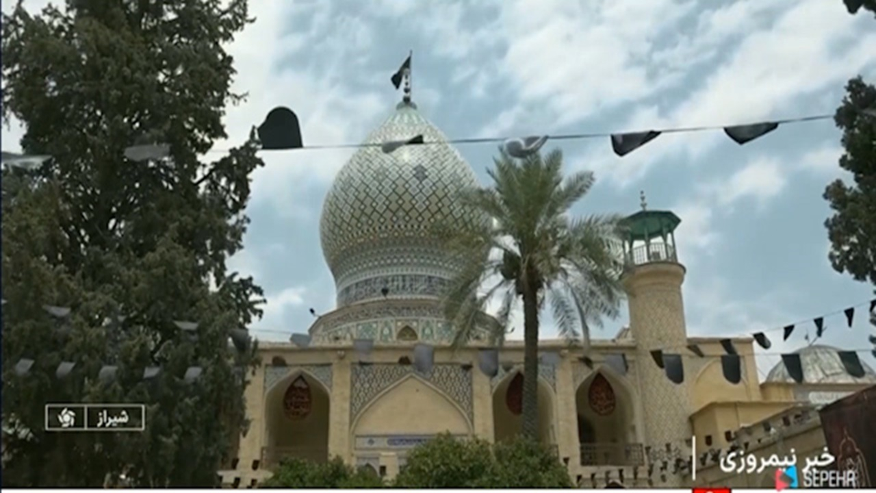 حرم علی بن حمزه، فیروزهای در قلب شیراز + فیلم